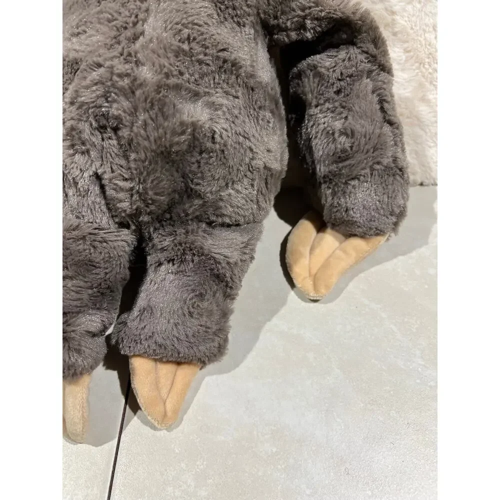 GiggleScape Sloth Plush Stuffed Animal Gray Soft Cuddly Toy NWOT